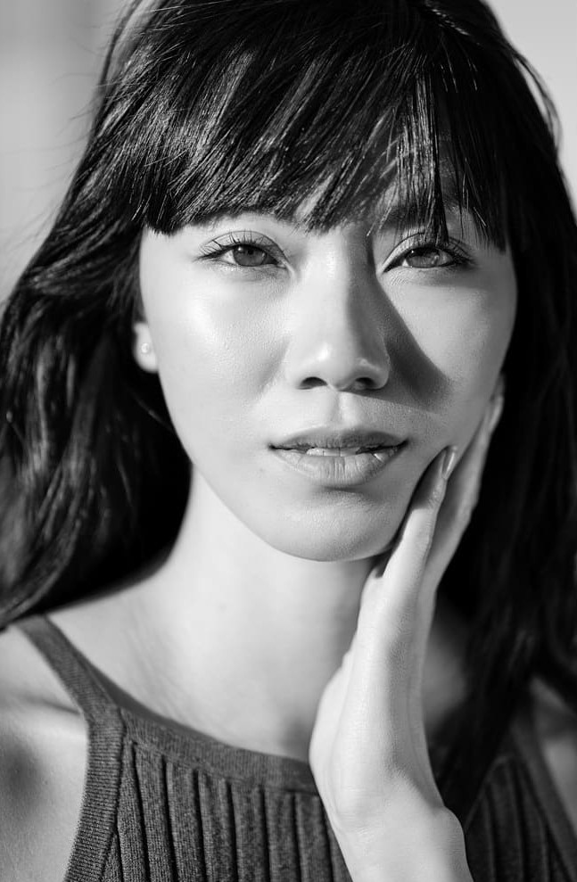 Darin Apinya black and white headshot